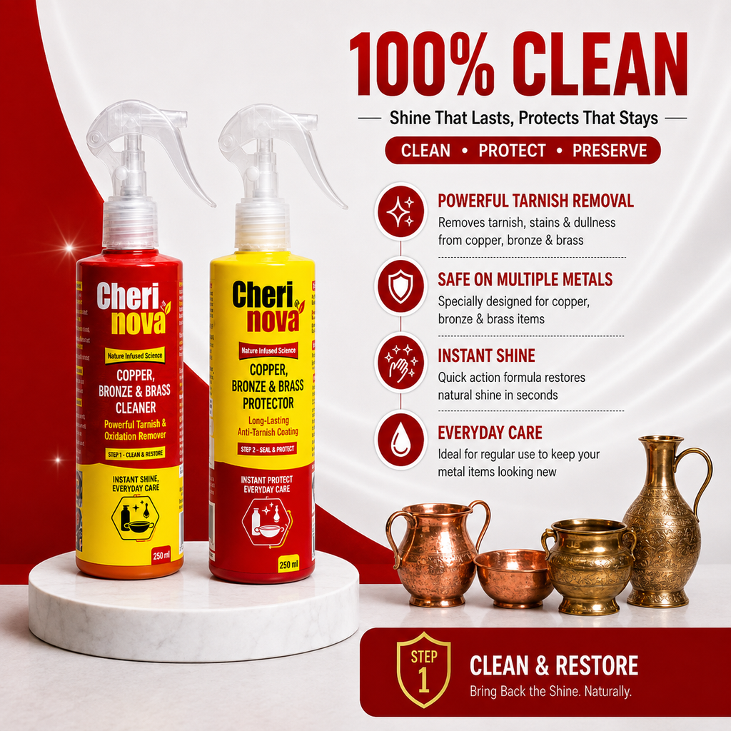 Copper, Bronze & Brass Cleaner & Protector (250ml)