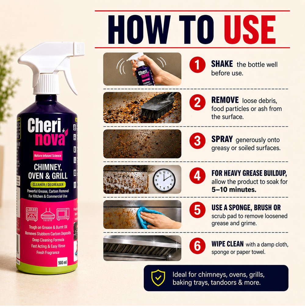 Chimney, Oven & Grill Cleaner/Degreaser (500ml)